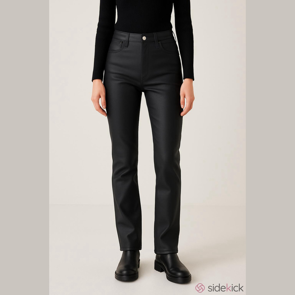 Deadwood Phoenix 100% Lambskin Leather Pants NWT US Sz 0